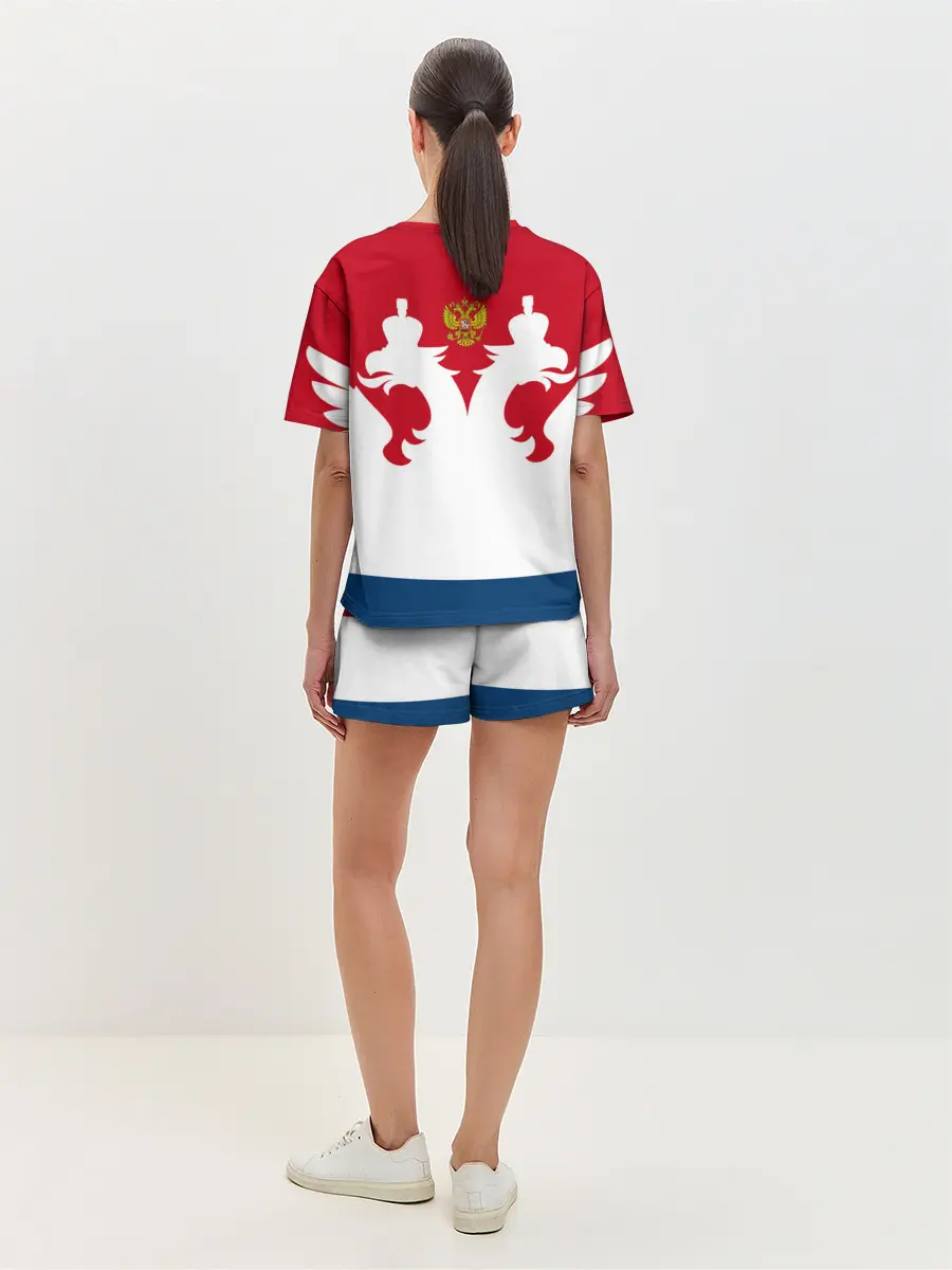 Женская пижама с шортами / Russia Team