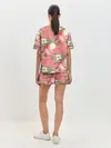 Женская пижама с шортами / Новогодние красные шары
