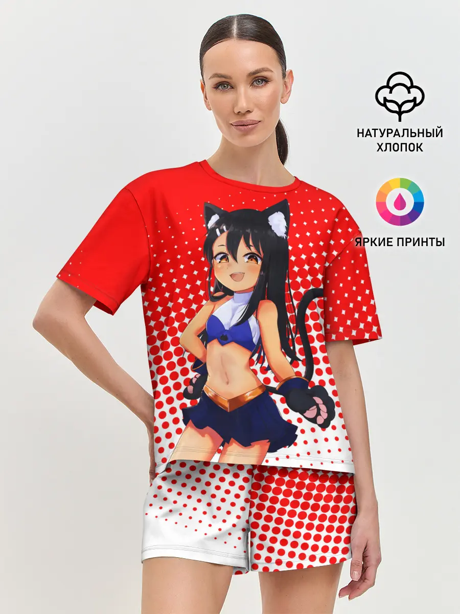 Женская пижама с шортами / Nagatorо