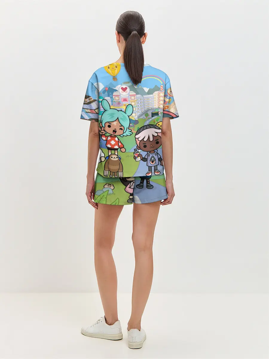 Женская пижама с шортами / Toca Boca | Мир