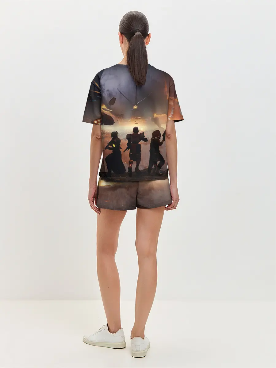 Женская пижама с шортами / DESTINY 2 ВОЙНА, СТРАЖИ