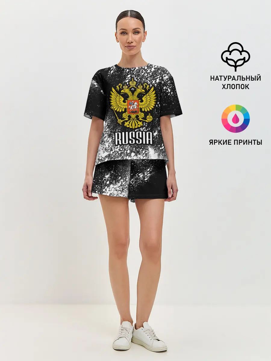 Женская пижама с шортами / Russia