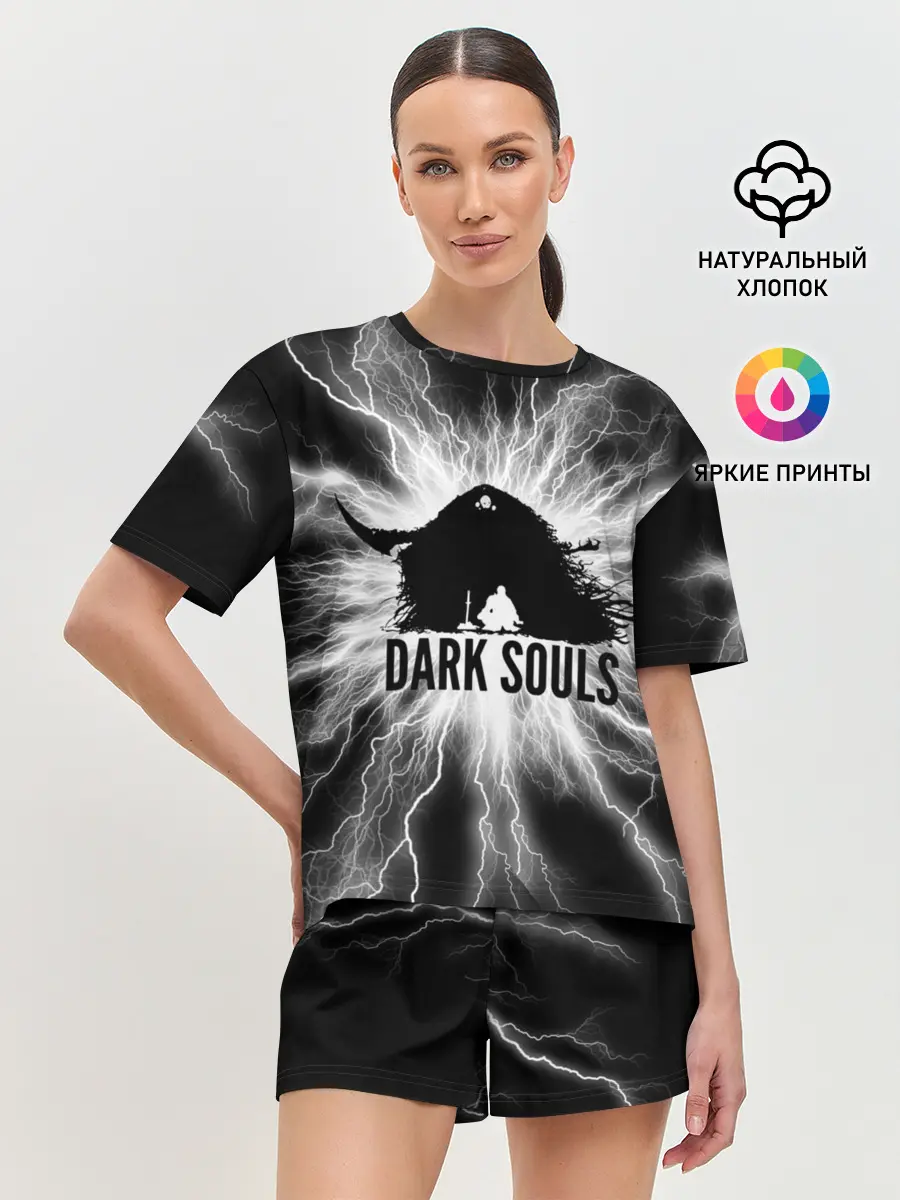 Женская пижама с шортами / dark souls remastered,