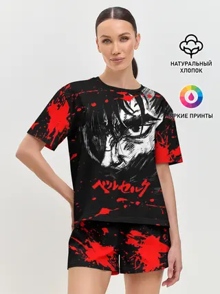 Женская пижама с шортами / ГАТС БЕРСЕРК | BERSERK