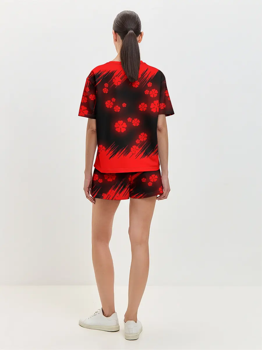 Женская пижама с шортами / Чёрный клевер: Освещение