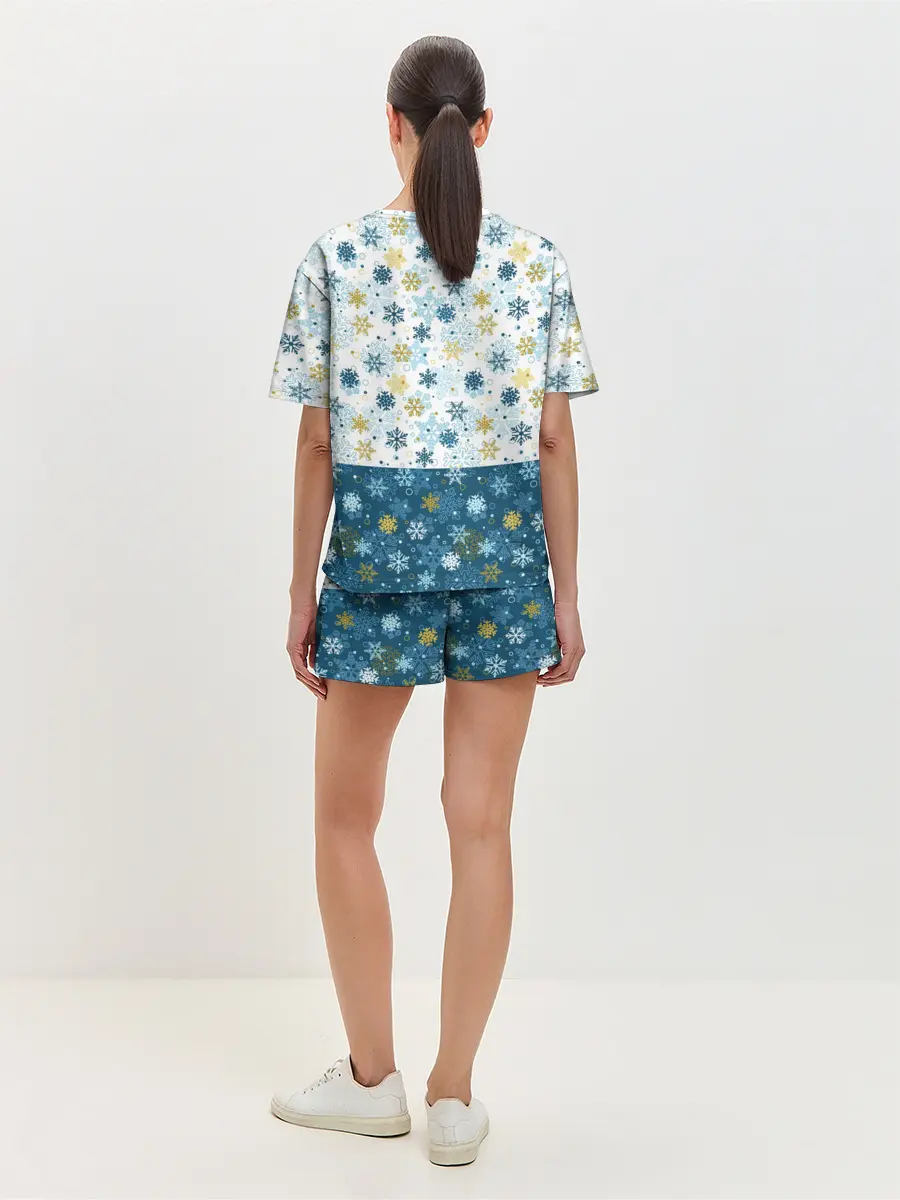 Женская пижама с шортами / Весёлый Оленёнок