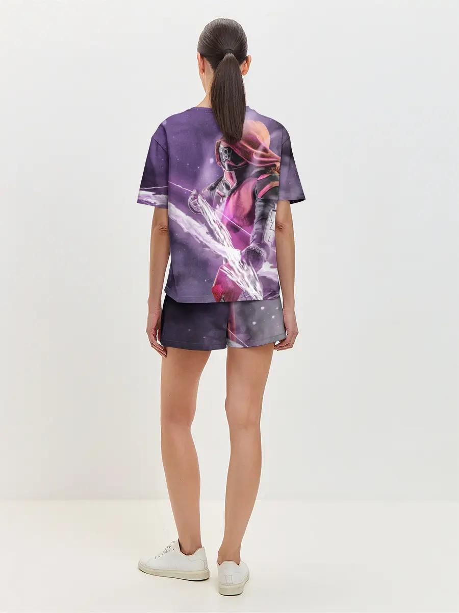 Женская пижама с шортами / DESTINY 2 HUNTER LOGO