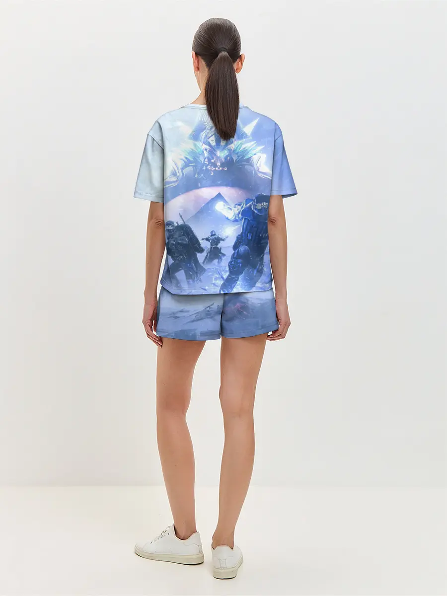 Женская пижама с шортами / DESTINY 2 ЛЕДЯНОЙ МАРС / СТРАЖИ