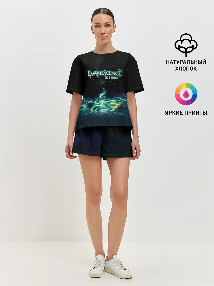Женская пижама с шортами / Evanescence lost in paradise