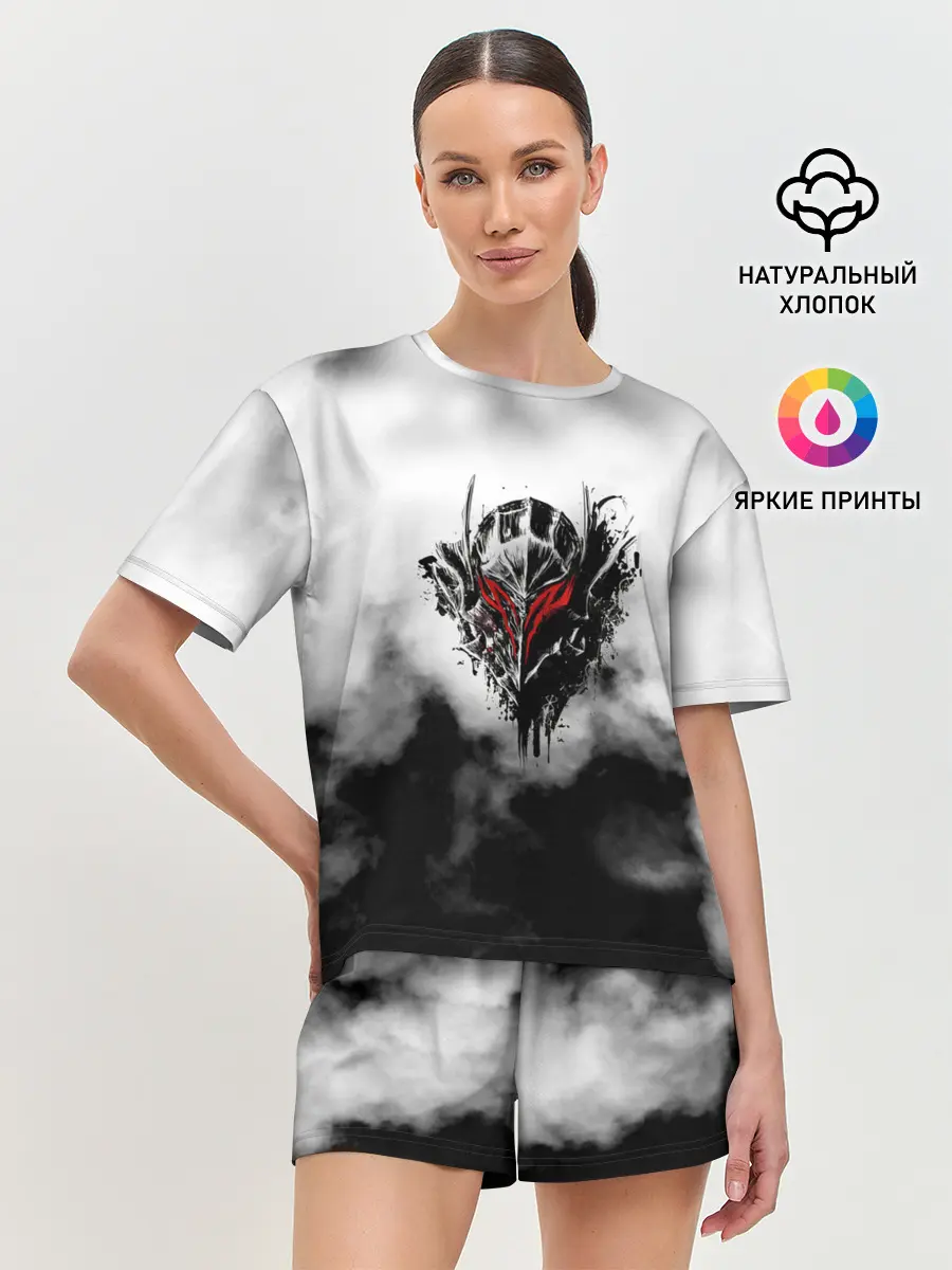 Женская пижама с шортами / Берсерк: Облачно.