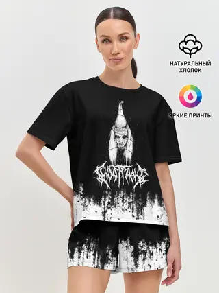 Женская пижама с шортами / GHOSTEMANE Hip-Hop Grunge | Гостмейн