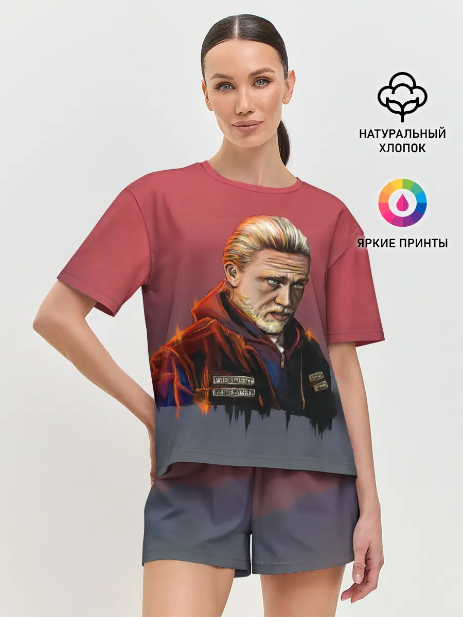 Женская пижама с шортами / Джекс