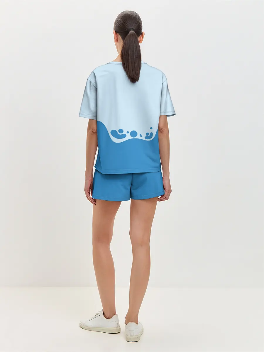 Женская пижама с шортами / Медузу мне в пузу