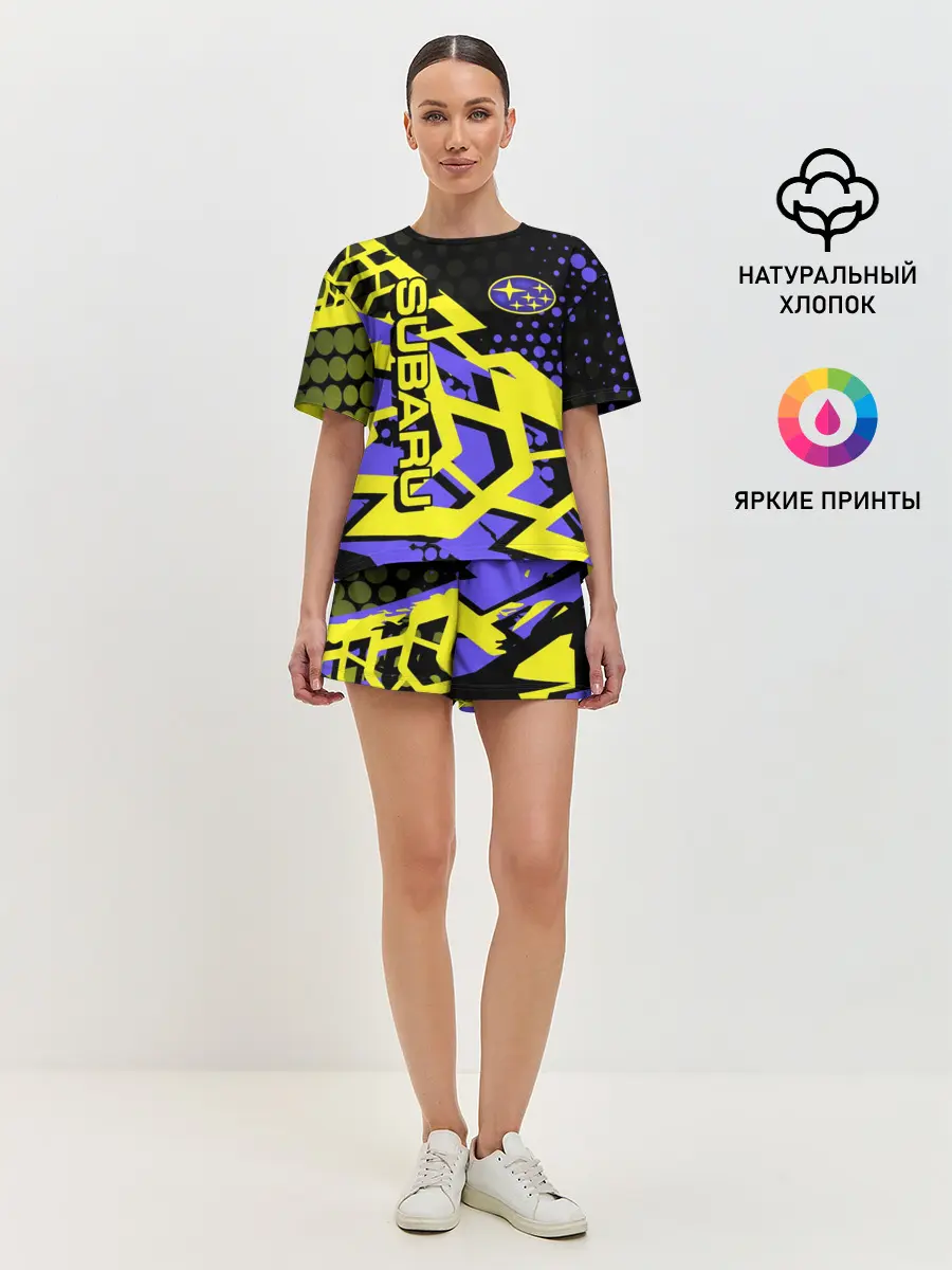 Женская пижама с шортами / Subaru