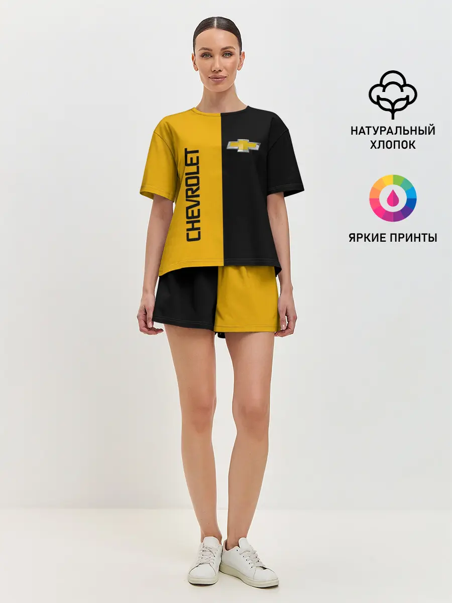 Женская пижама с шортами / Шевроле Авто