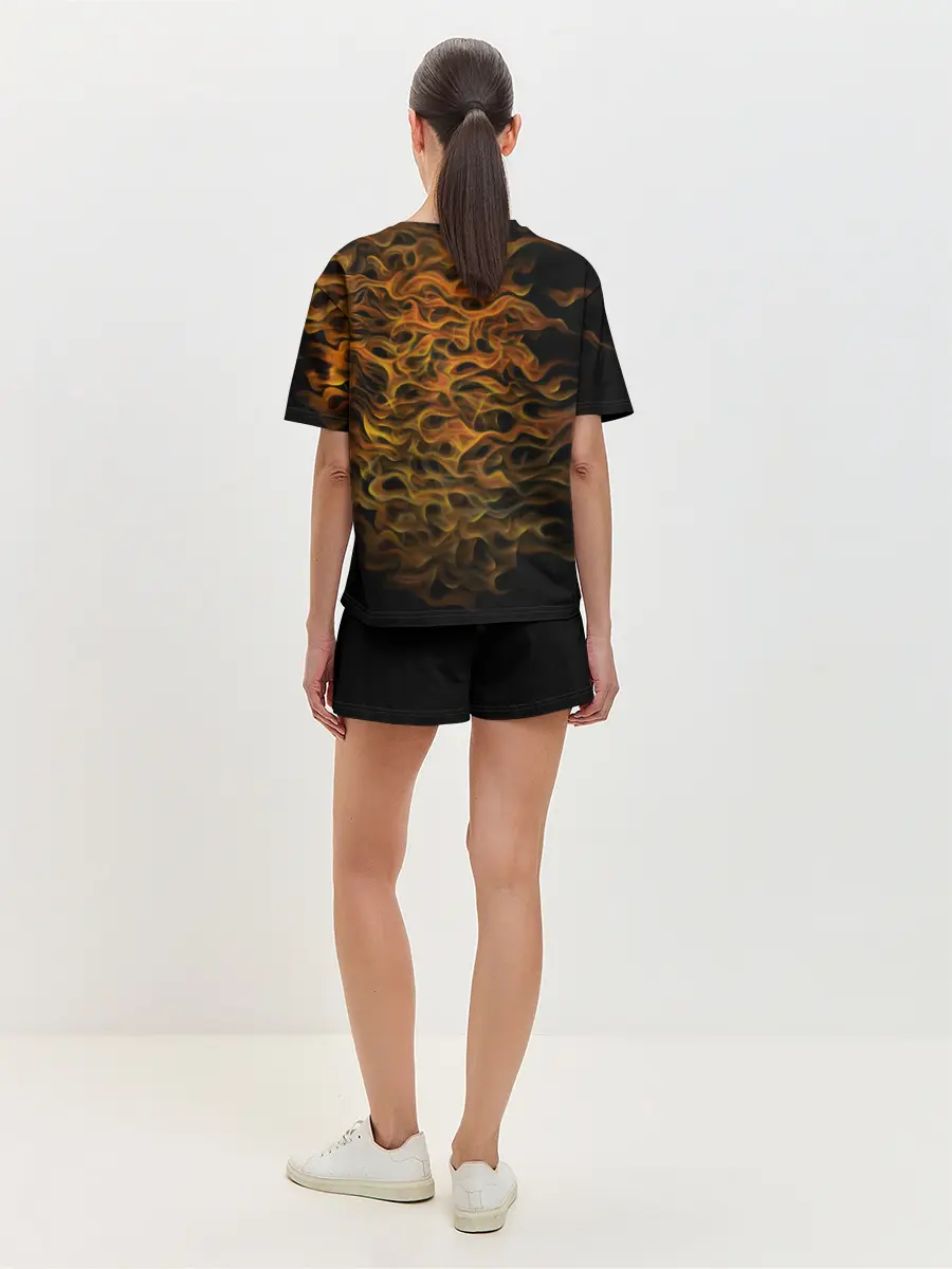 Женская пижама с шортами / ПЛАМЕННЫЙ ЛЕВ