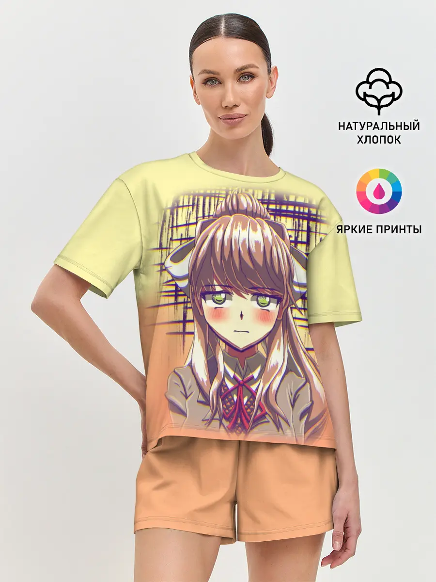 Женская пижама с шортами / Game Doki Doki Literature Club