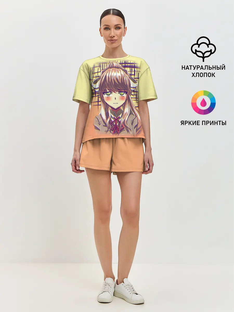 Женская пижама с шортами / Game Doki Doki Literature Club