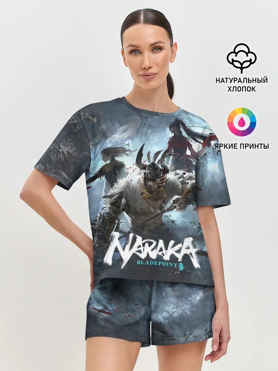 Женская пижама с шортами / Naraka team