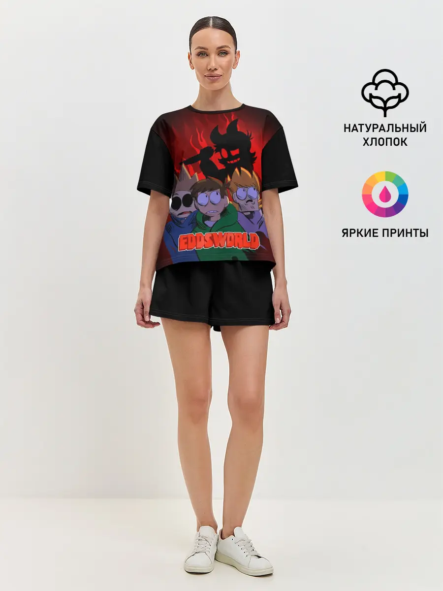 Женская пижама с шортами / Tord devil