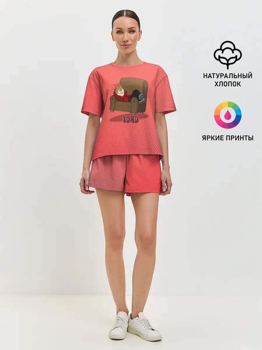Женская пижама с шортами / Торд на чиле