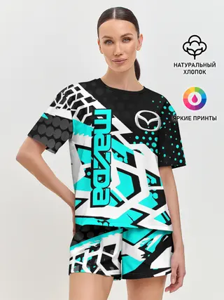 Женская пижама с шортами / Mazda