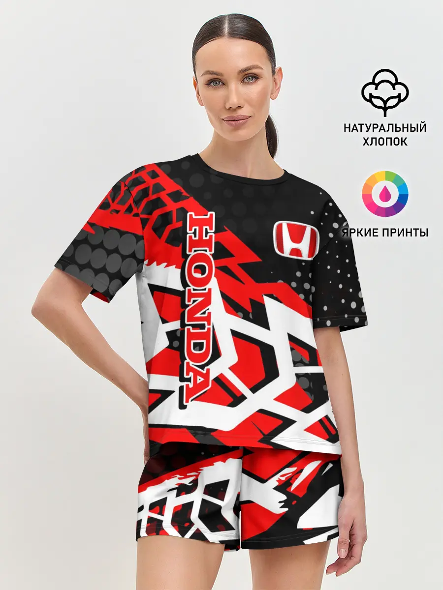 Женская пижама с шортами / Honda