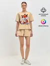Женская пижама с шортами / Новогодний тигрёнок