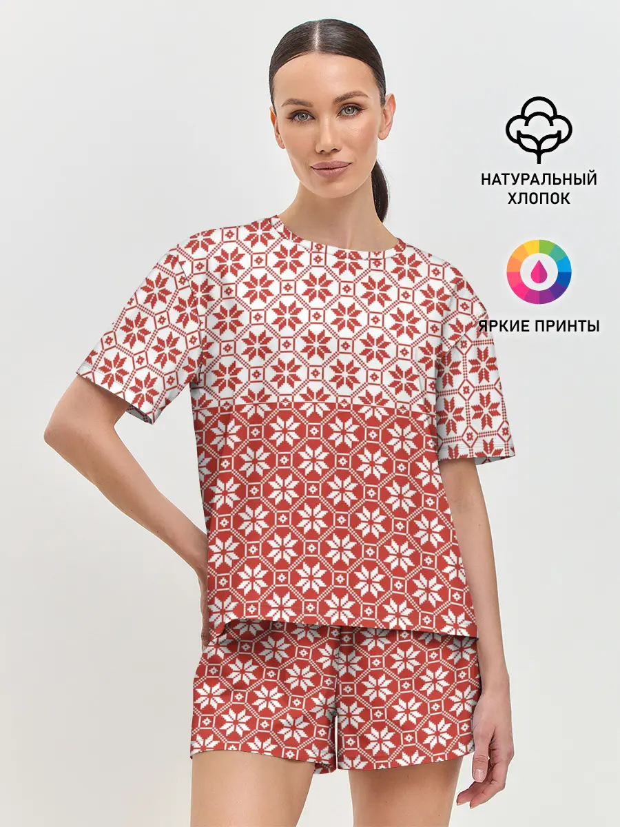 Женская пижама с шортами / Алатырь