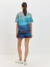 Женская пижама с шортами / Небесные потеки