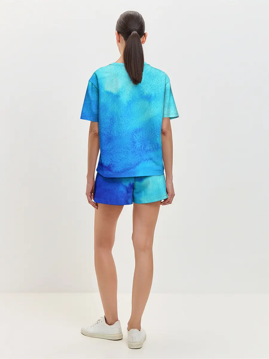 Женская пижама с шортами / Глубина льда