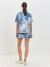 Женская пижама с шортами / Небесные мазки