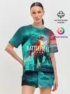 Женская пижама с шортами / Battlefield 2042 игровой арт