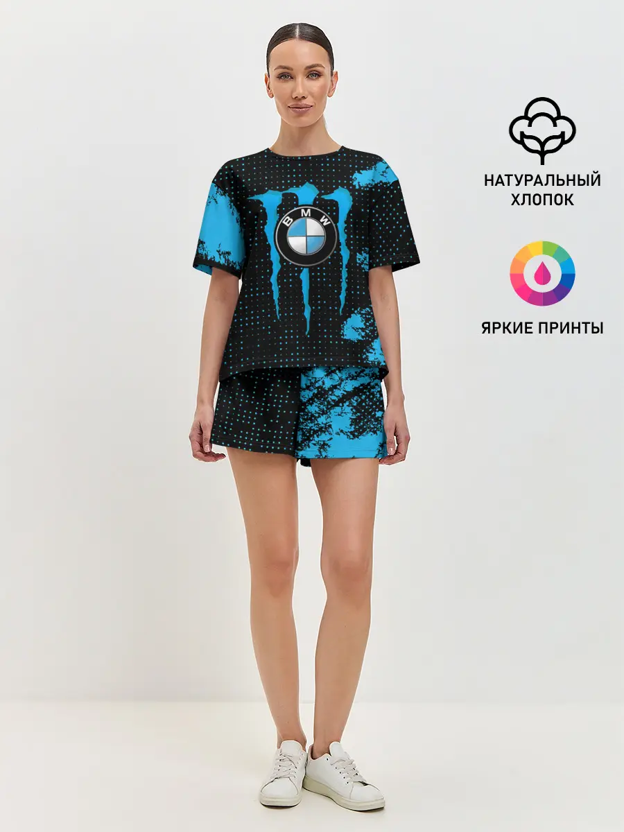 Женская пижама с шортами / MONSTER BMW | MONSTER ENERGY