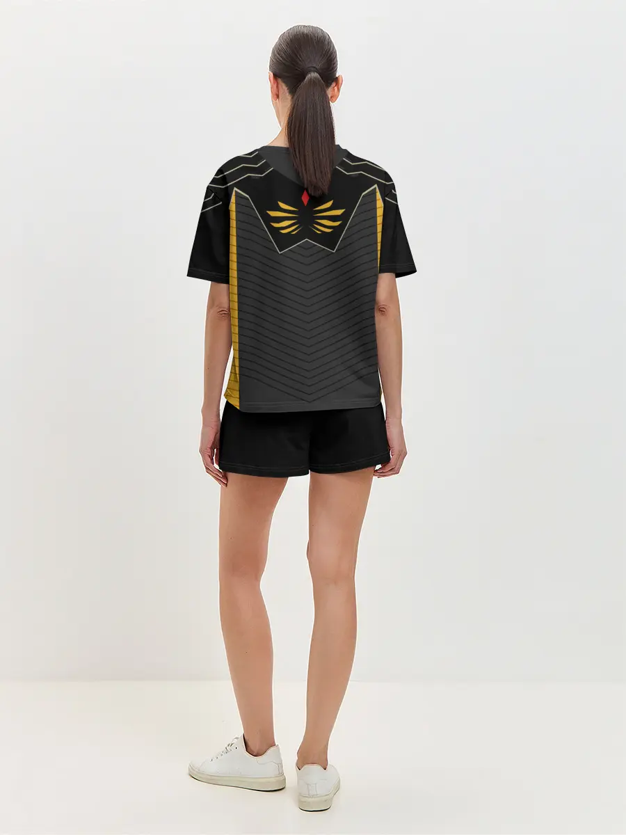 Женская пижама с шортами / КИБЕРНЕТИЧЕСКИЙ КОСТЮМ / CYBER UNIFORM