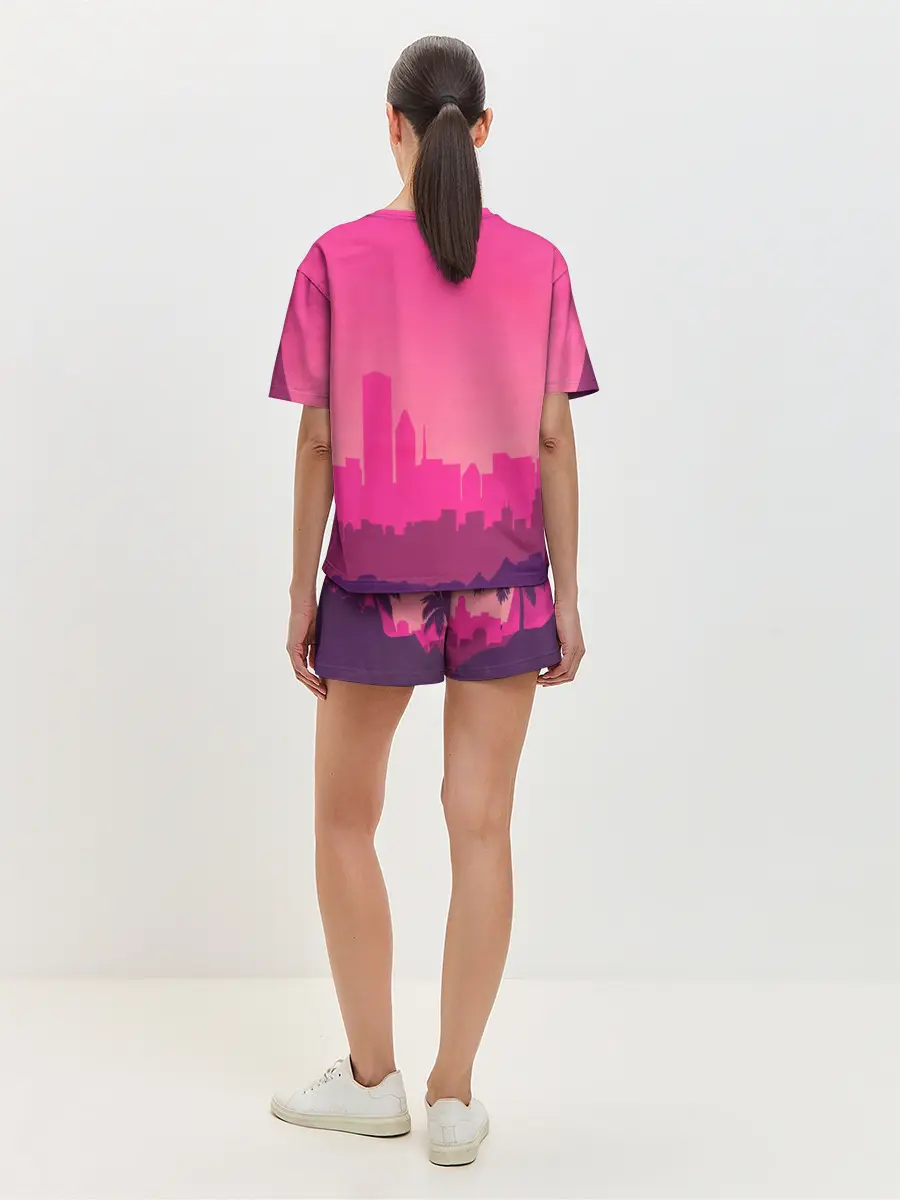 Женская пижама с шортами / CyberMiami