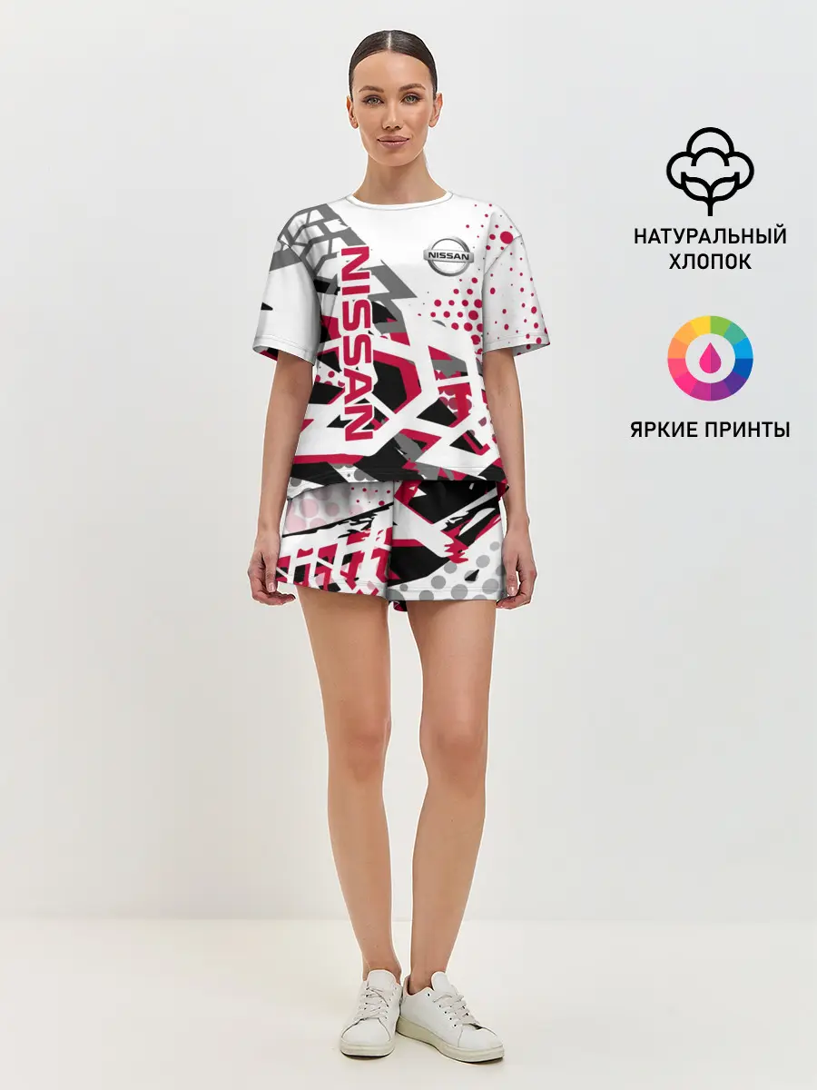 Женская пижама с шортами / Nissan