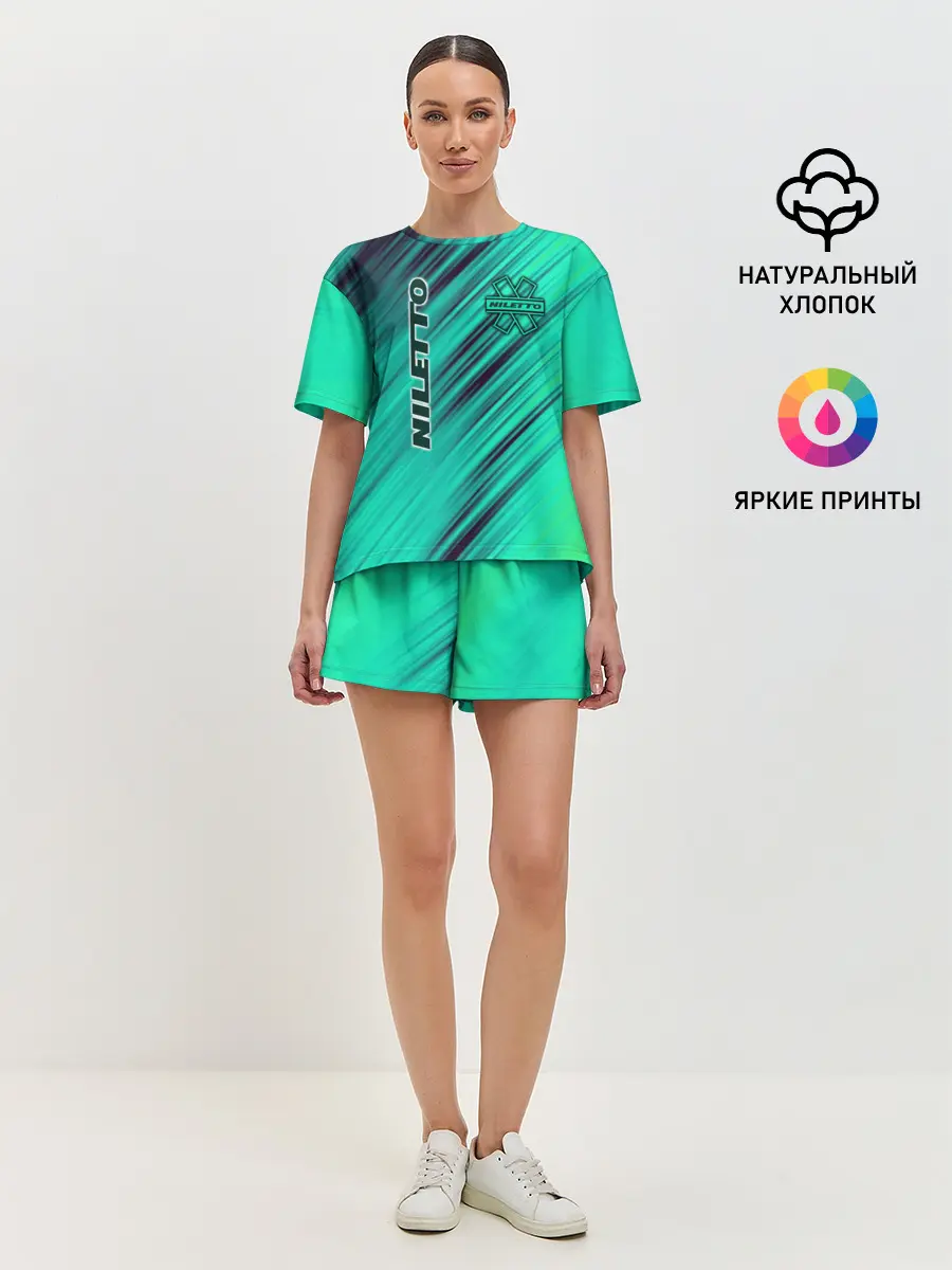 Женская пижама с шортами / Нилетто / Niletto лого