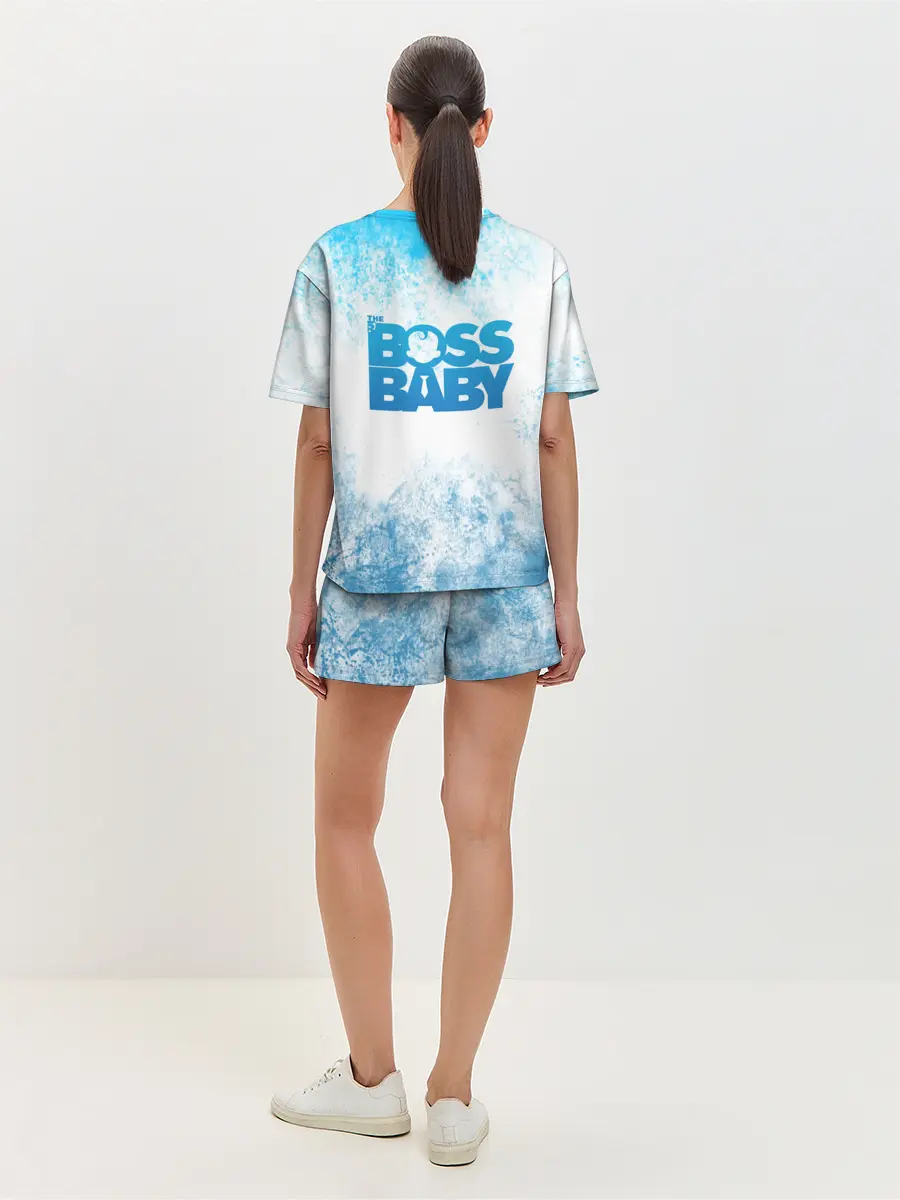Женская пижама с шортами / Босс Молокосос