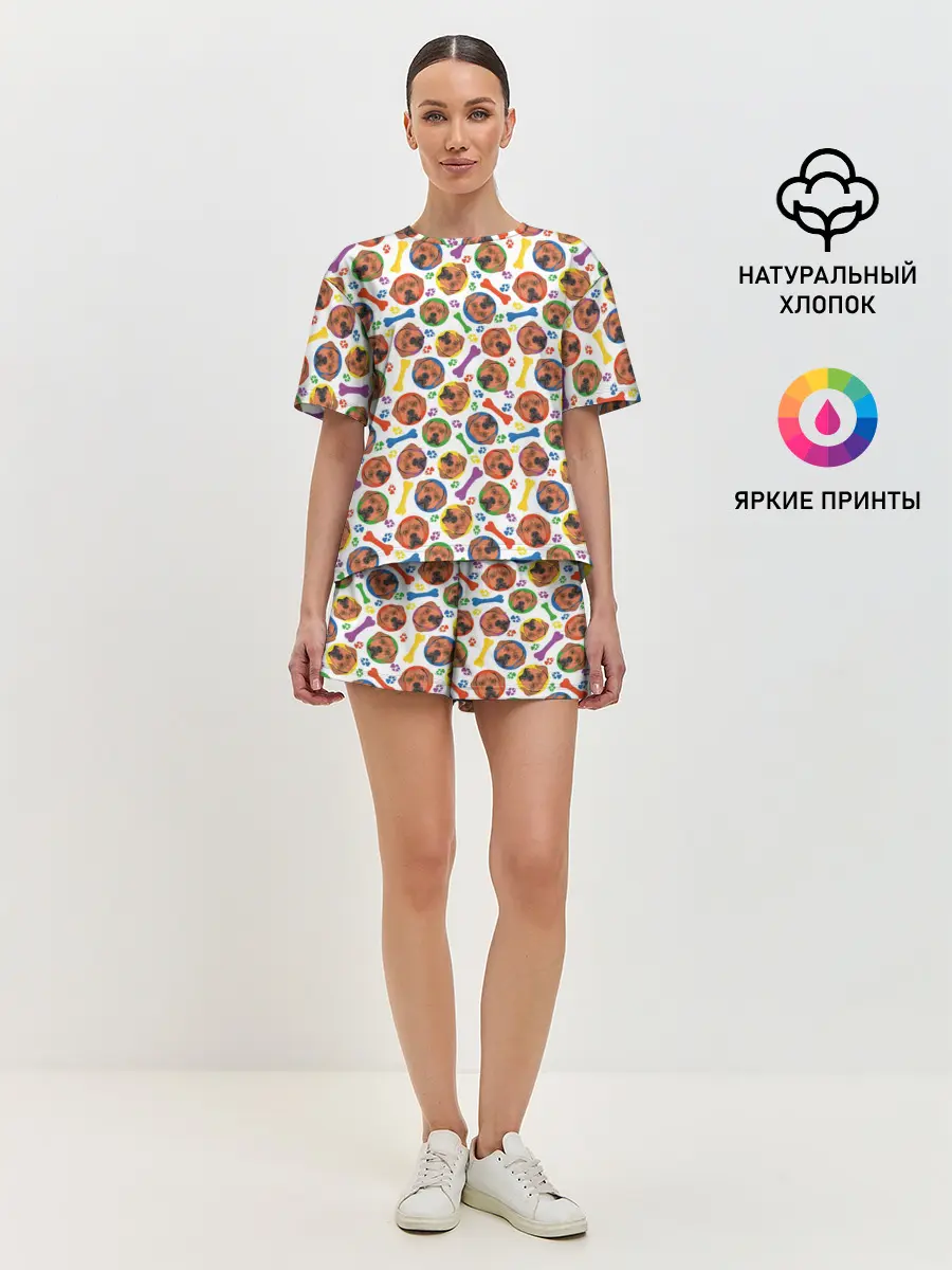 Женская пижама с шортами / Родезийский Риджбек