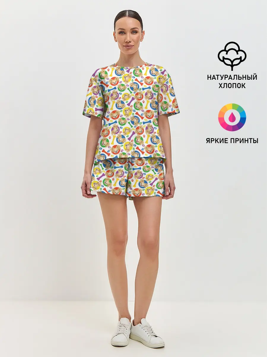 Женская пижама с шортами / Чихуахуа