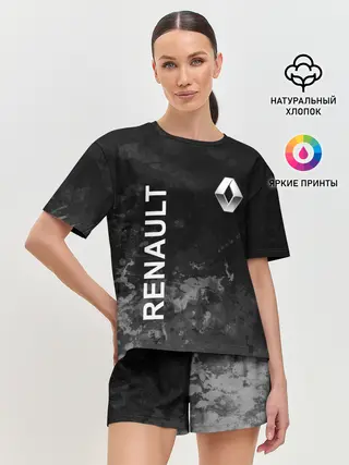 Женская пижама с шортами / Рено, текстура