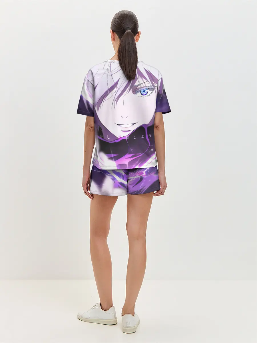 Женская пижама с шортами / Сатору Гото кастует заклинание