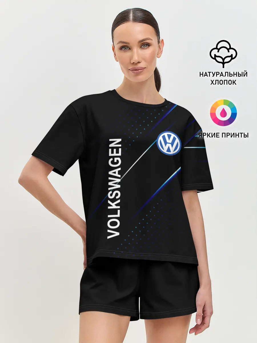 Женская пижама с шортами / Volkswagen, sport style