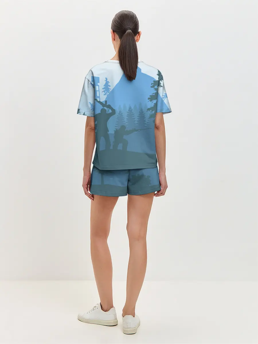 Женская пижама с шортами / Выживалка Раст