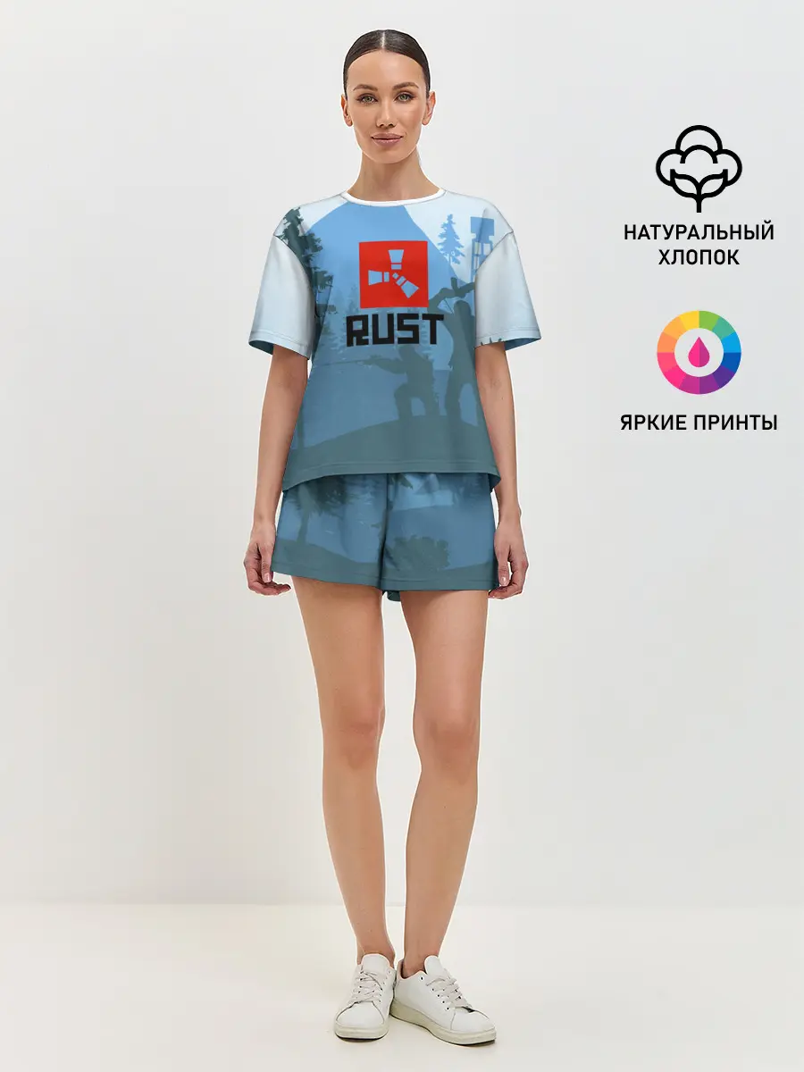 Женская пижама с шортами / Выживалка Раст