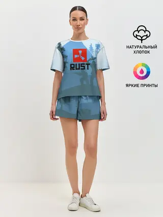 Женская пижама с шортами / Выживалка Раст