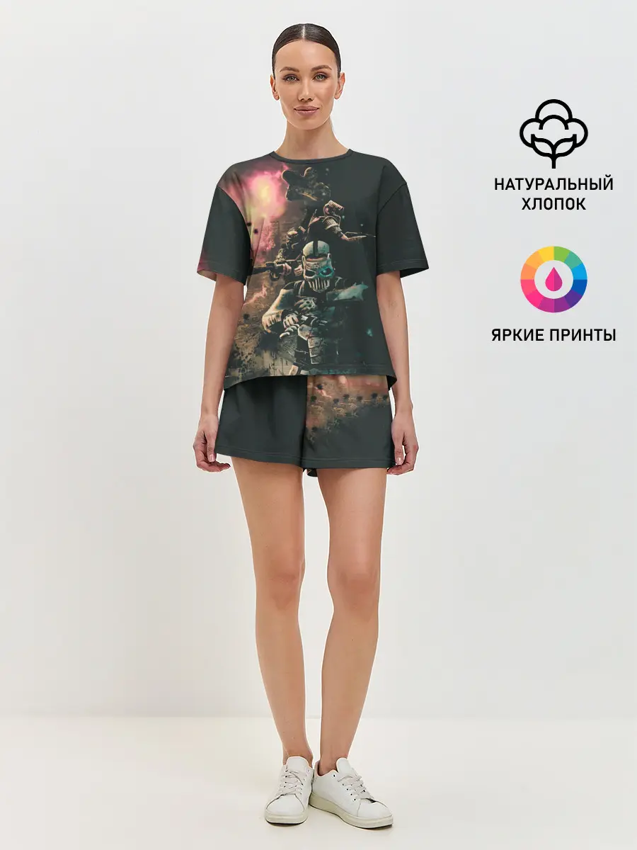 Женская пижама с шортами / Моя банда Раст