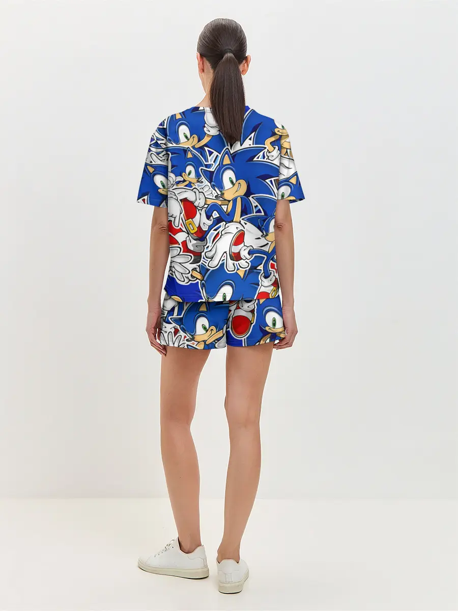Женская пижама с шортами / SONIC ПАТТЕРН / СОНИК