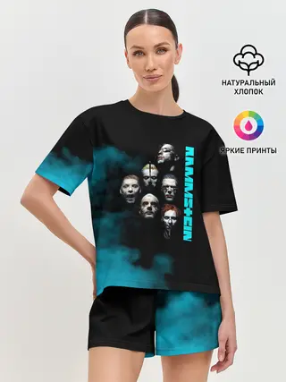 Женская пижама с шортами / Группа Rammstein